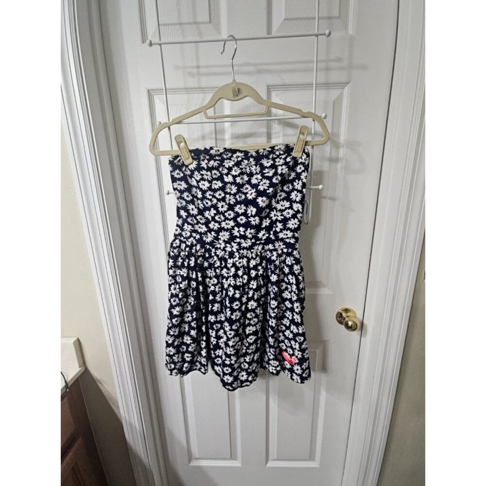 Superdry Floral Strapless Dress Size Medium